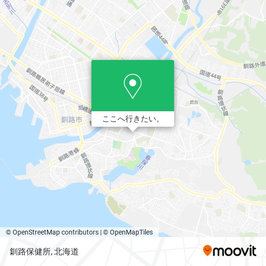 釧路保健所地図