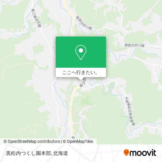 黒松内つくし園本部地図