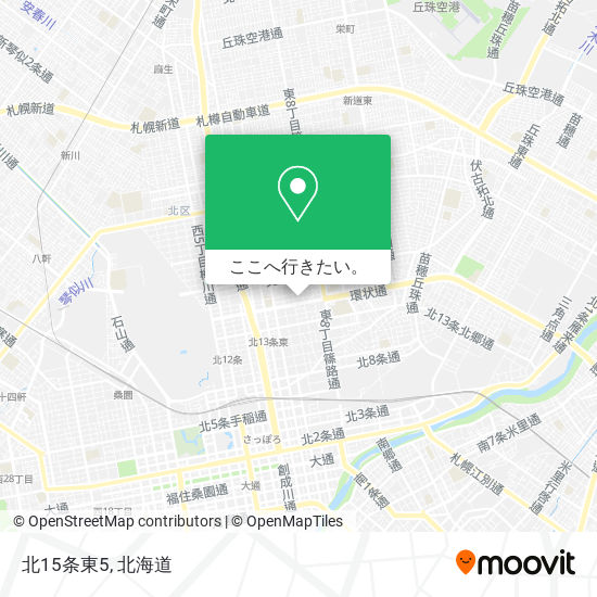 北15条東5地図