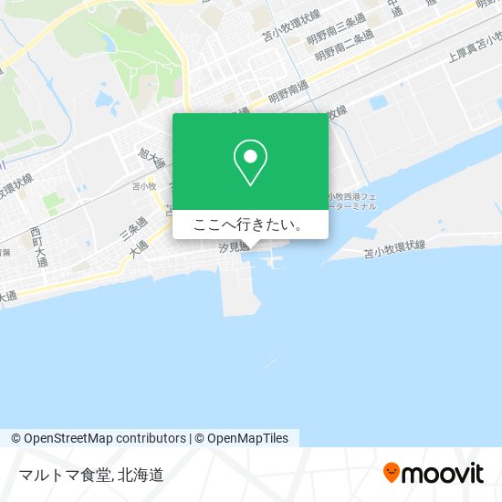 マルトマ食堂地図