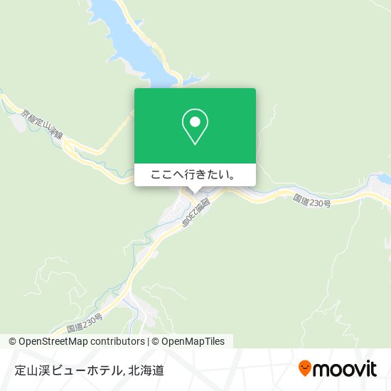 定山渓ビューホテル地図