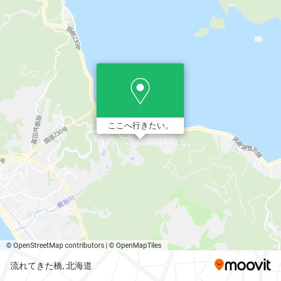 流れてきた橋地図