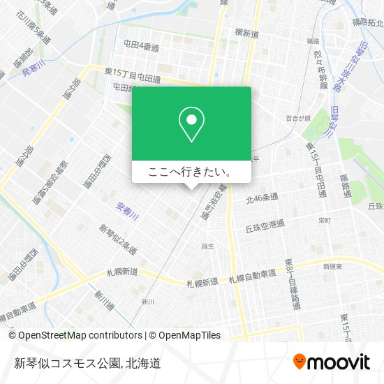 新琴似コスモス公園地図