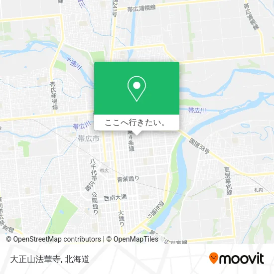 大正山法華寺地図