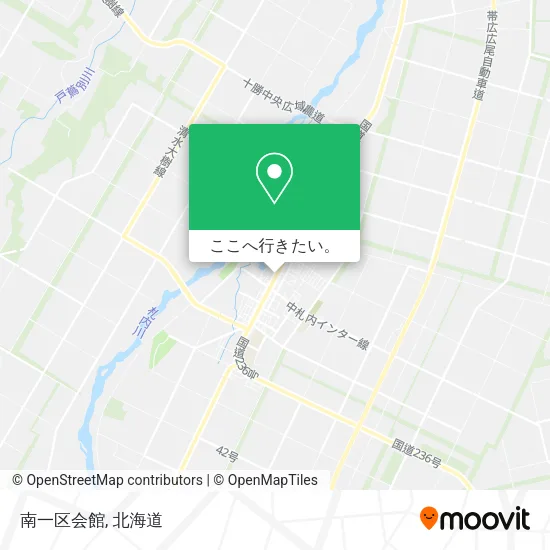 南一区会館地図