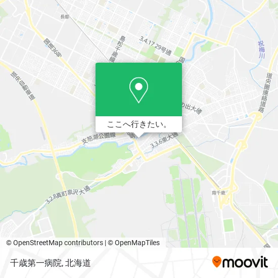 千歳第一病院地図