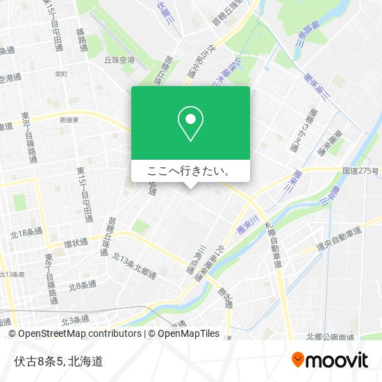 伏古8条5地図