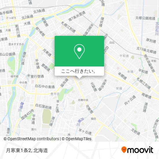 月寒東1条2地図