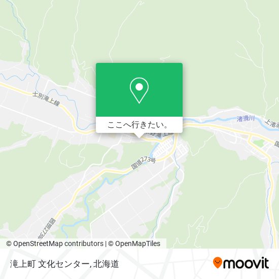 滝上町 文化センター地図