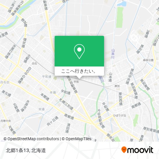 北郷1条13地図