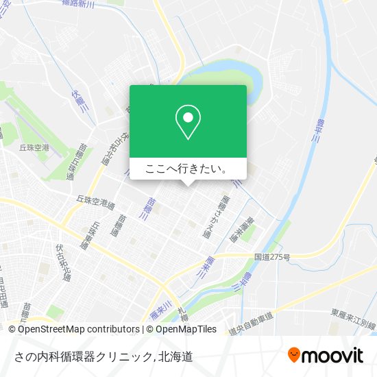 さの内科循環器クリニック地図