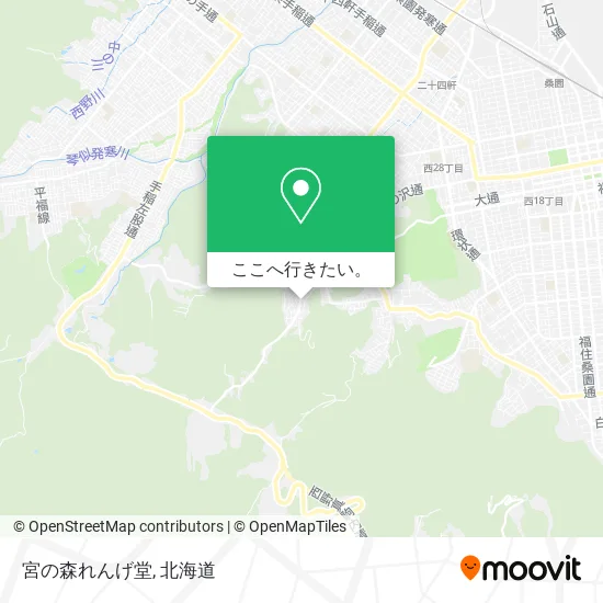 宮の森れんげ堂地図