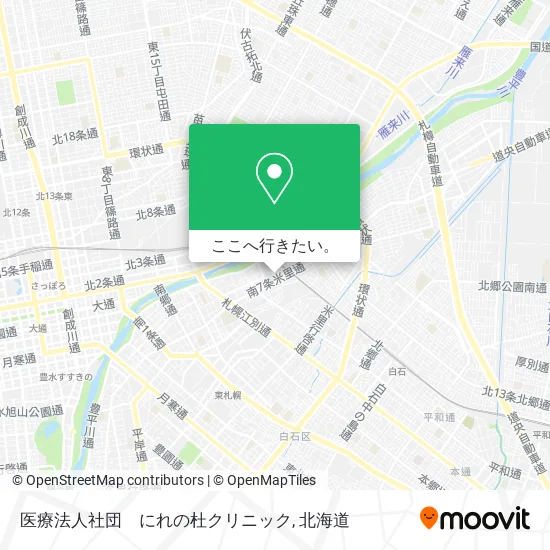 医療法人社団　にれの杜クリニック地図