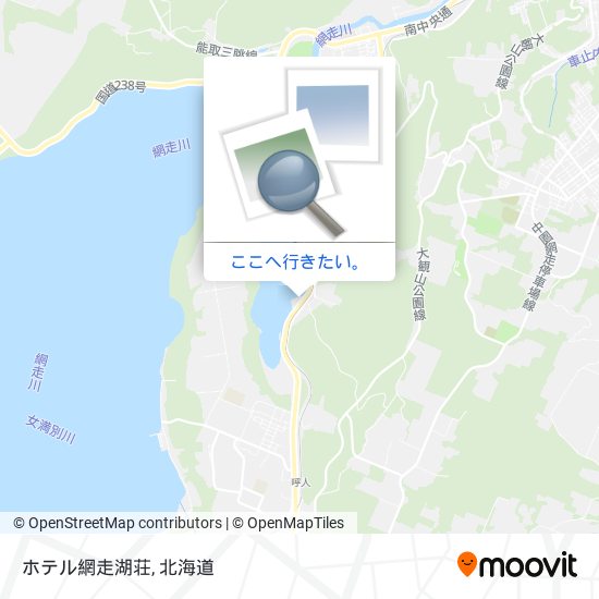 ホテル網走湖荘地図
