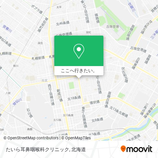 たいら耳鼻咽喉科クリニック地図