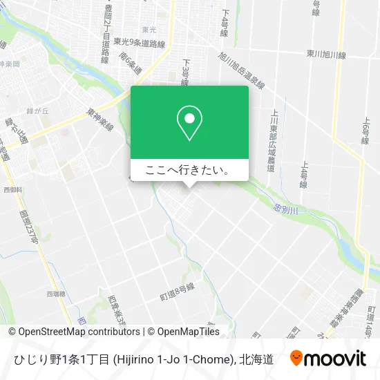 ひじり野1条1丁目 (Hijirino 1-Jo 1-Chome)地図