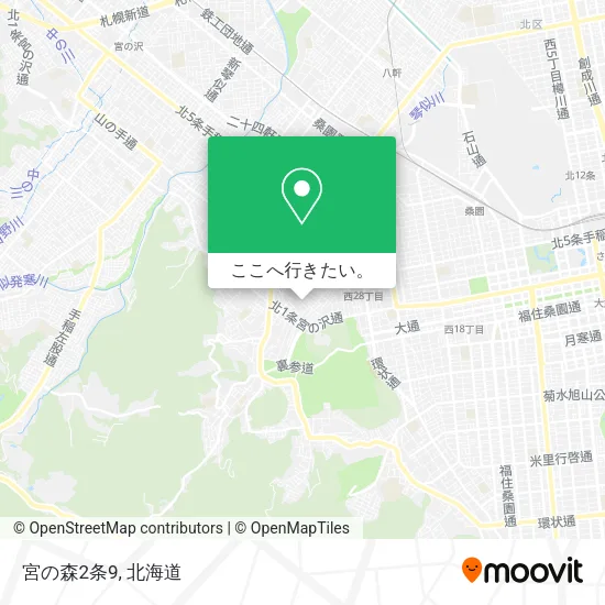 宮の森2条9地図