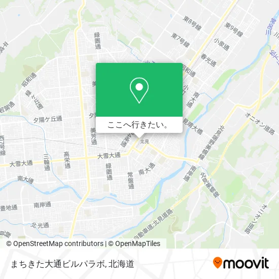 まちきた大通ビルパラボ地図