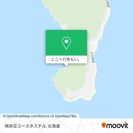 桃岩荘ユースホステル地図