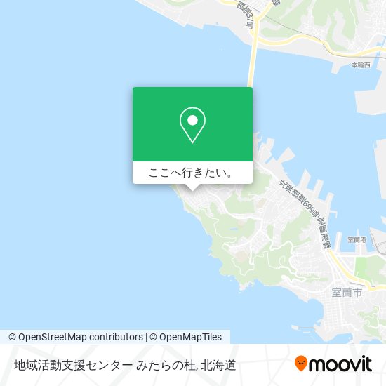 地域活動支援センター みたらの杜地図