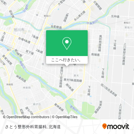 さとう整形外科胃腸科地図