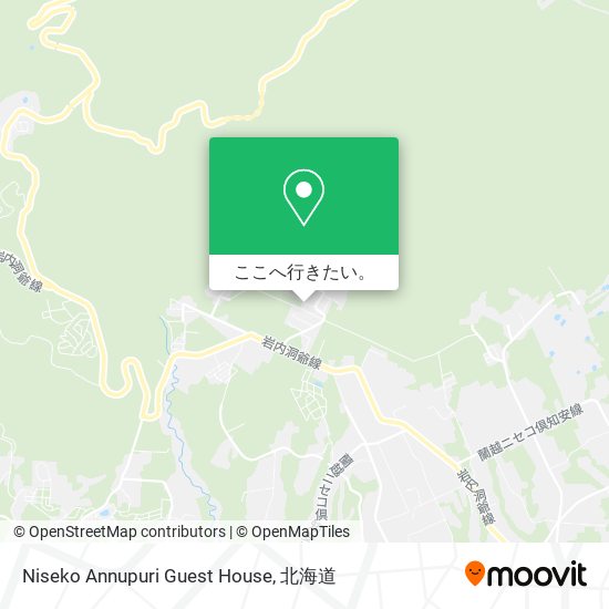 Niseko Annupuri Guest House地図