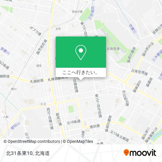 北31条東10地図