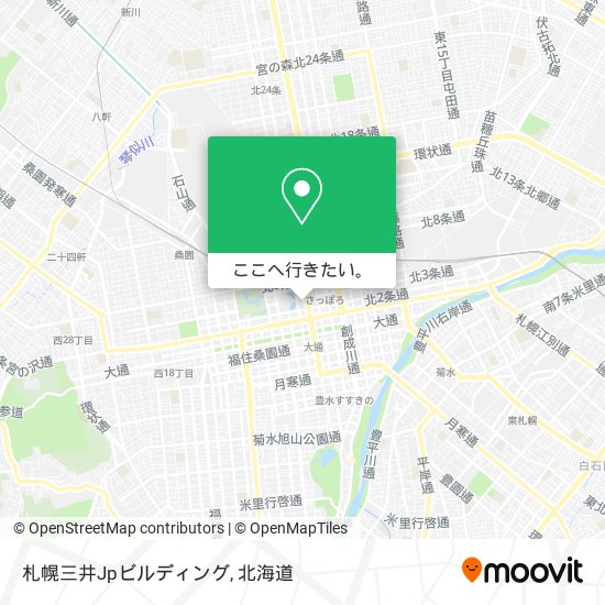 札幌三井Jpビルディング地図