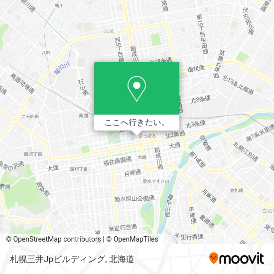 札幌三井Jpビルディング地図