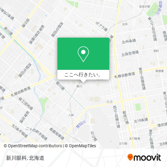 新川眼科地図