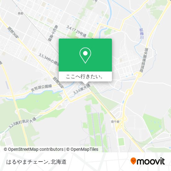 はるやまチェーン地図