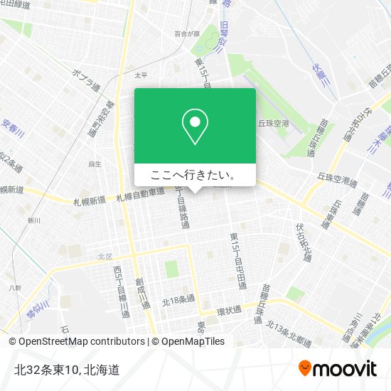 北32条東10地図