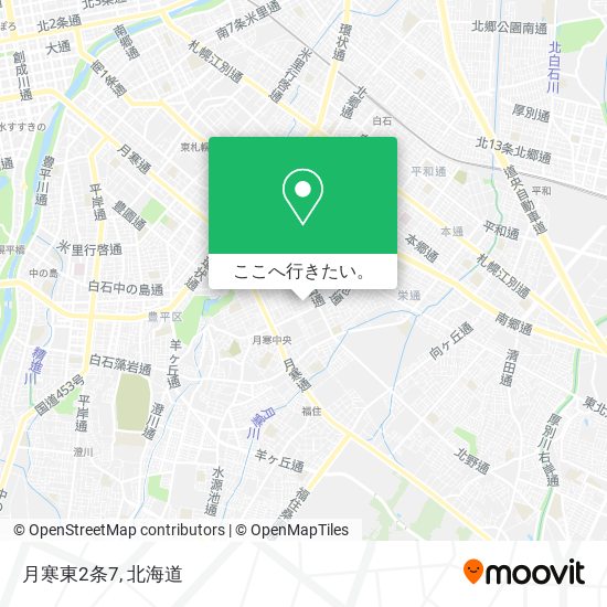 月寒東2条7地図