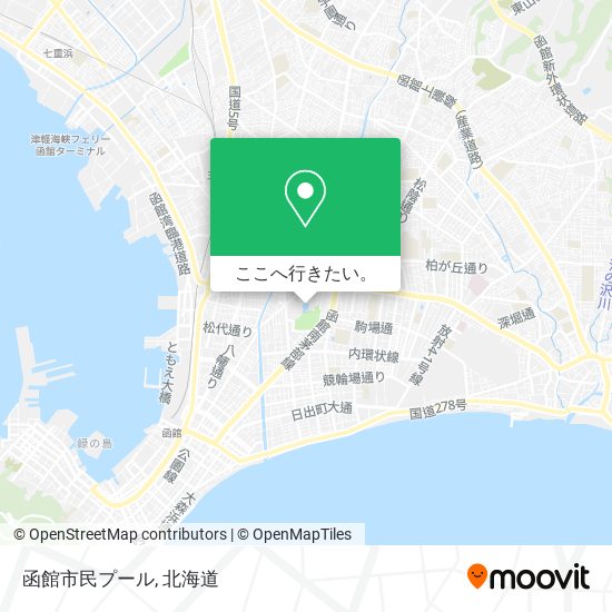 函館市民プール地図