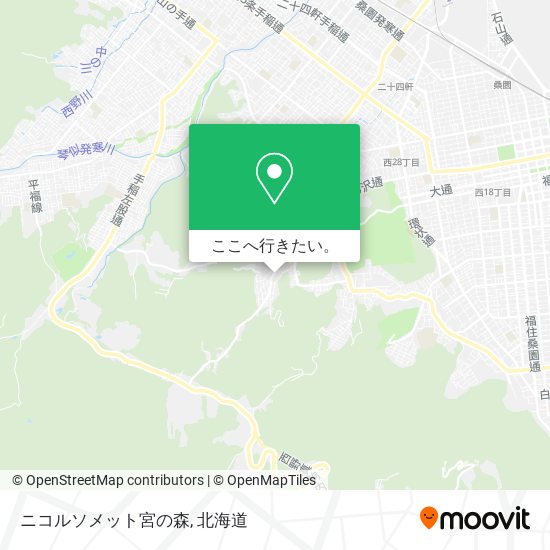 ニコルソメット宮の森地図