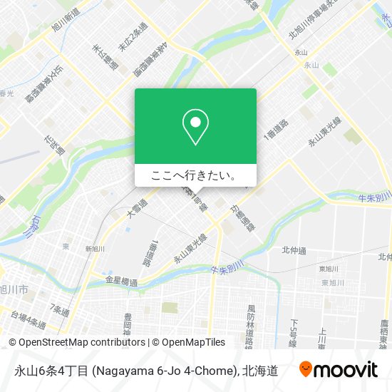 永山6条4丁目 (Nagayama 6-Jo 4-Chome)地図