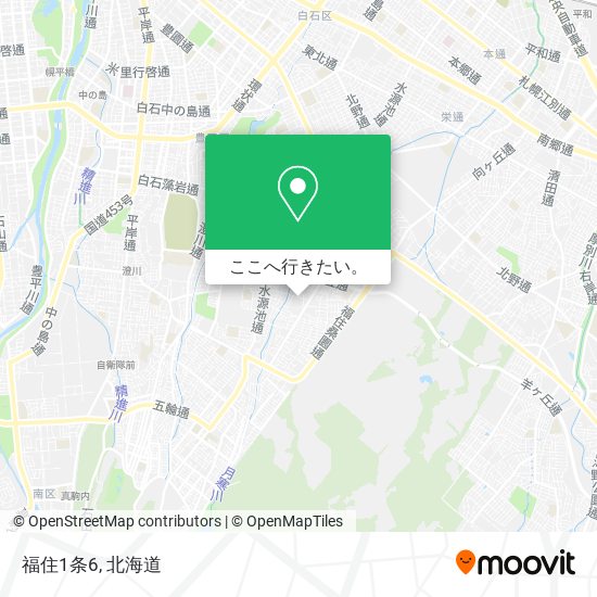 福住1条6地図