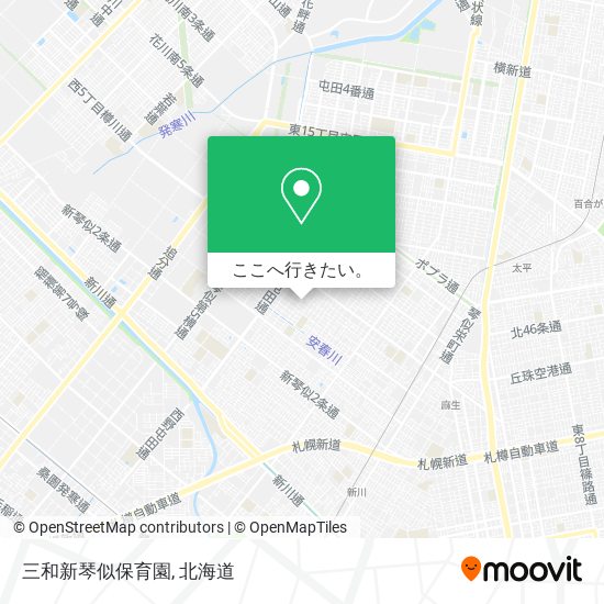 三和新琴似保育園地図