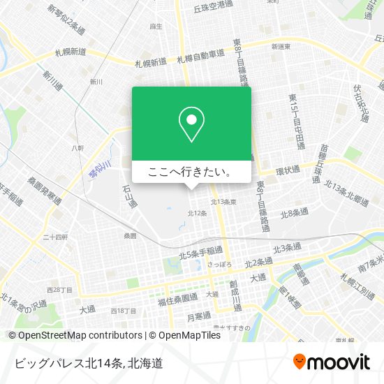 ビッグパレス北14条地図