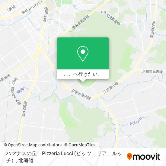 ハマナスの丘　Pizzeria Lucci地図