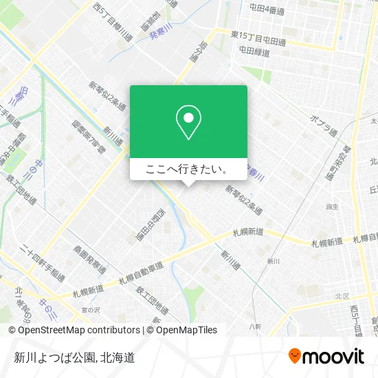 新川よつば公園地図