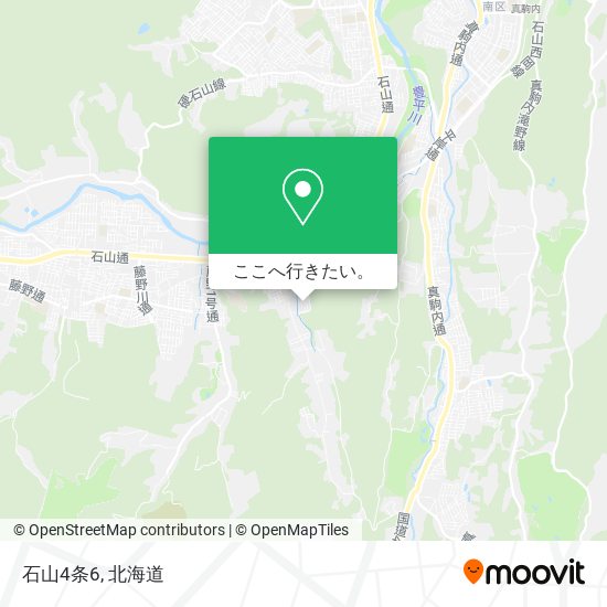 石山4条6地図