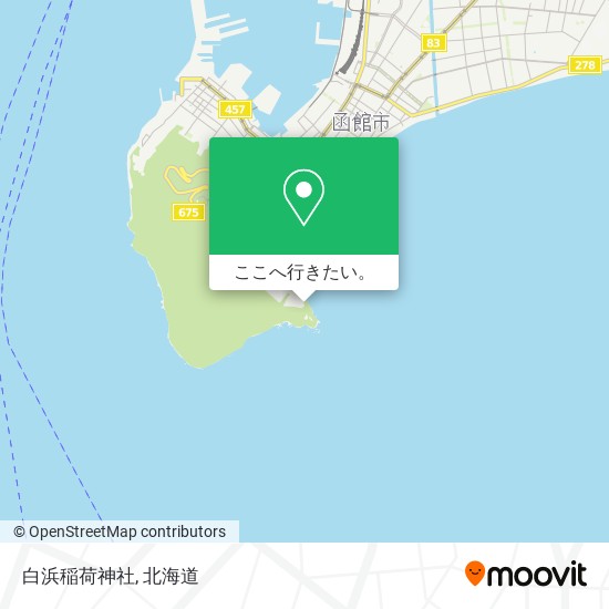 白浜稲荷神社地図