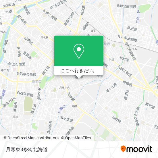 月寒東3条8地図