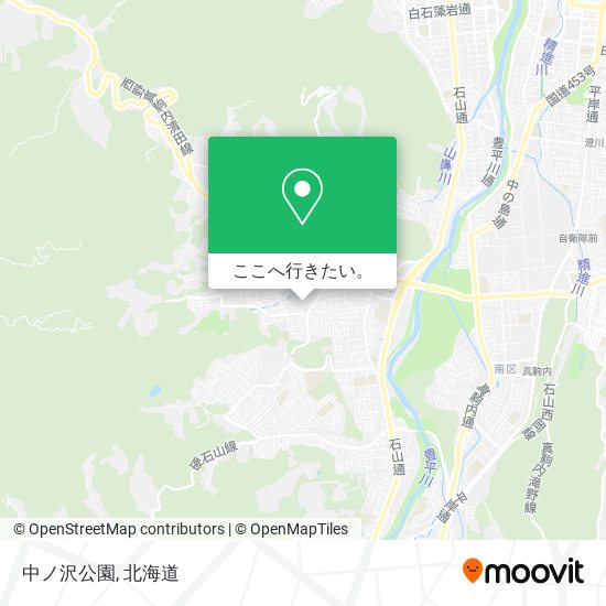 中ノ沢公園地図