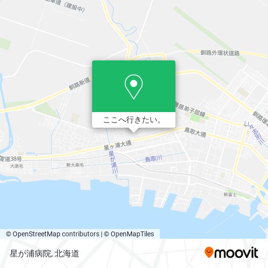 星が浦病院地図