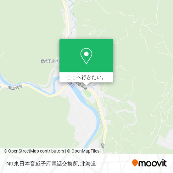 Ntt東日本音威子府電話交換所地図