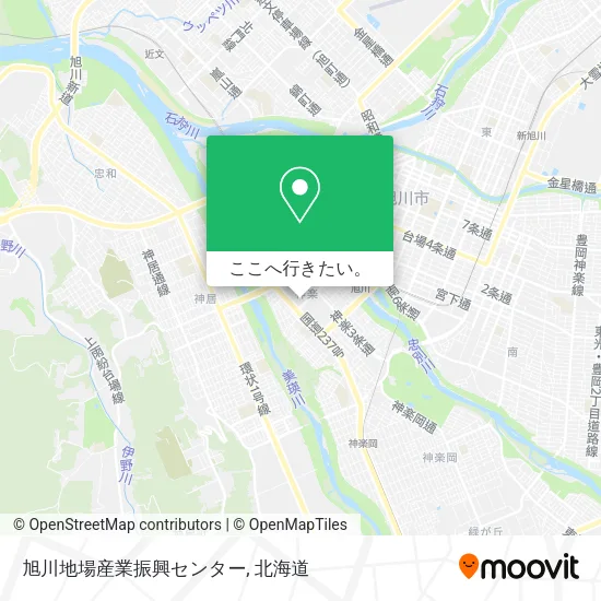 旭川地場産業振興センター地図
