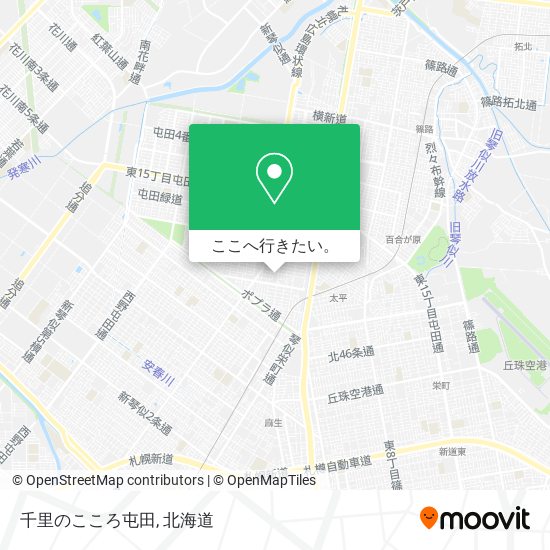 千里のこころ屯田地図