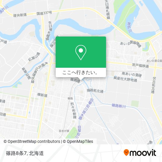 篠路8条7地図